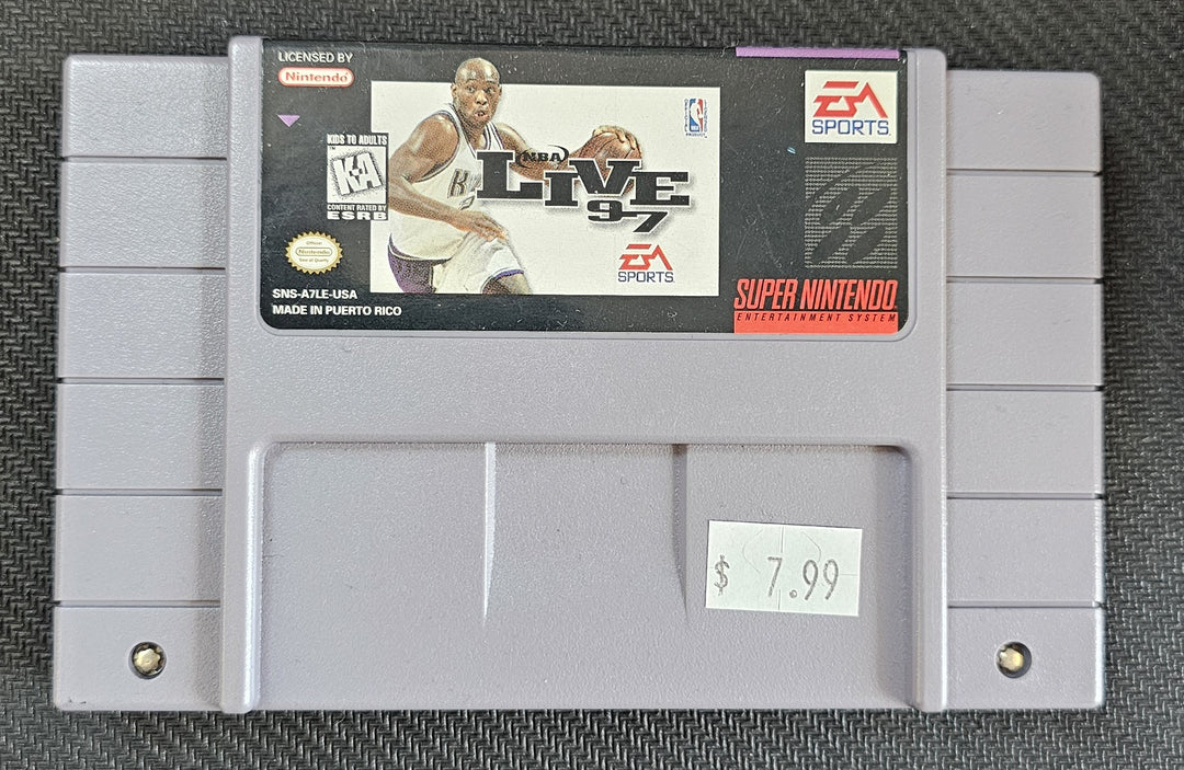 NBA Live 97 - SNES SD2222