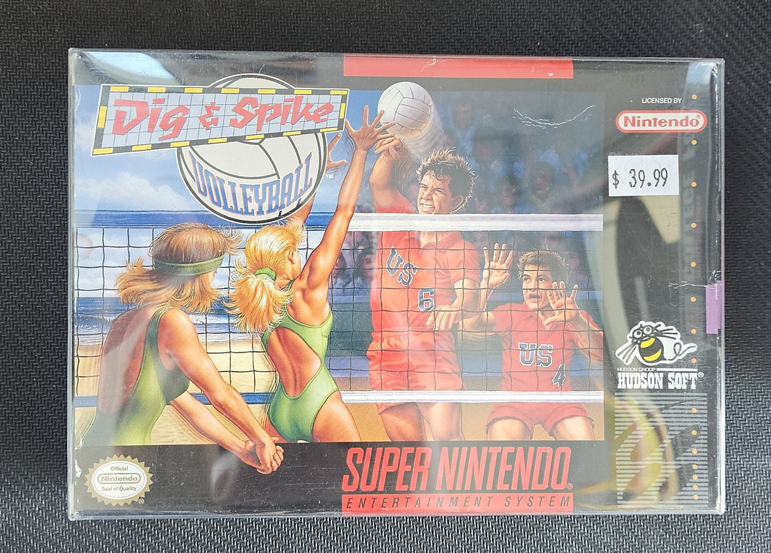 Dig & Spike Volleyball - SNES SD2222