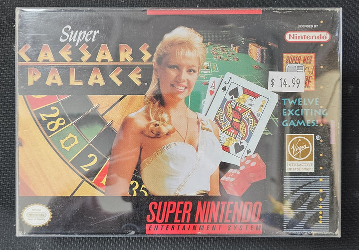 Super Caesars Palace - SNES S62525