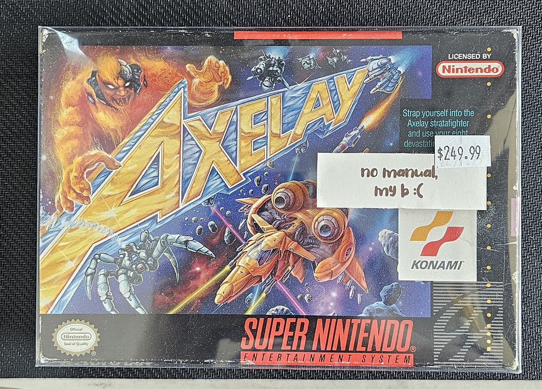Axelay - SNES SD2222