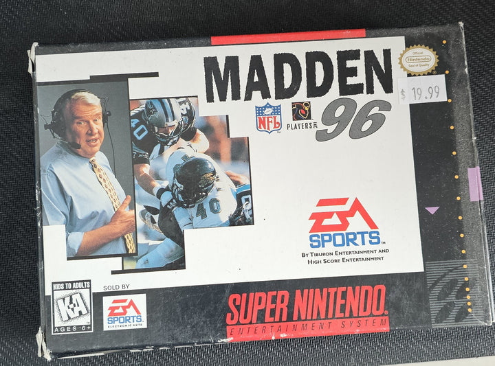 Madden NFL 96 - SNES S62525