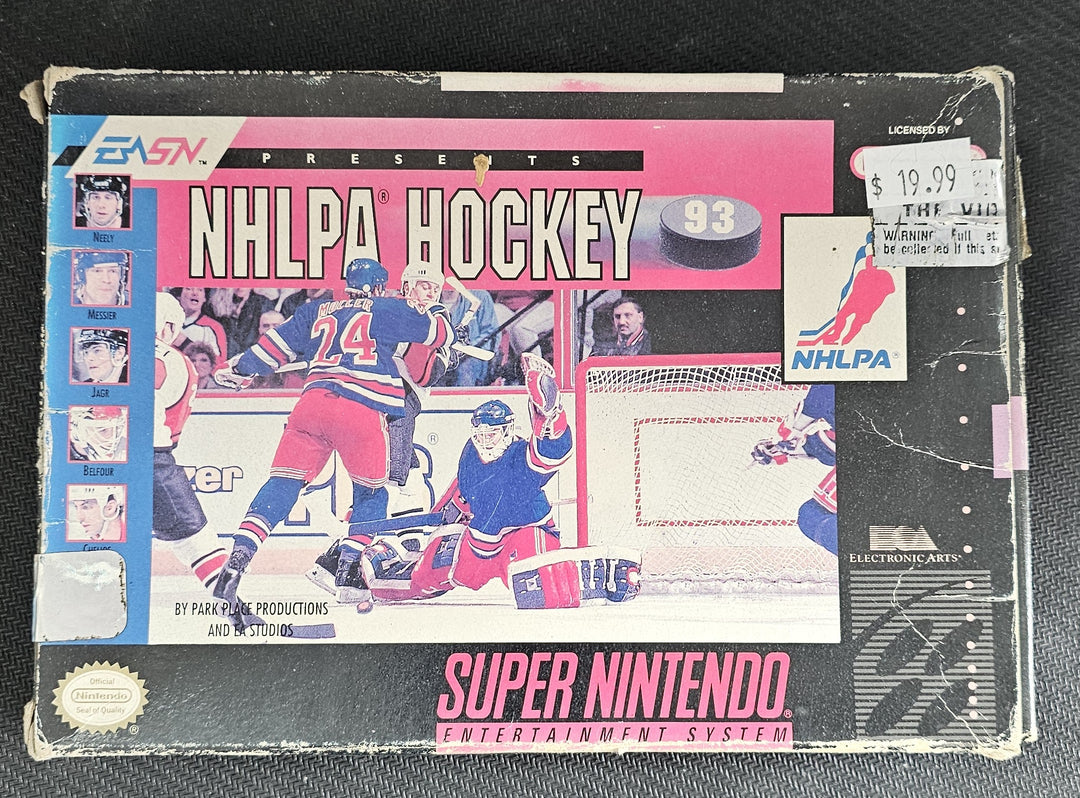 NHLPA Hockey '93 - SNES S62525