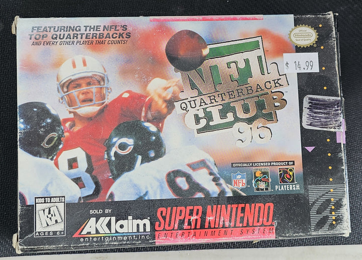 NFL Quarterback Club 96 - SNES S62525