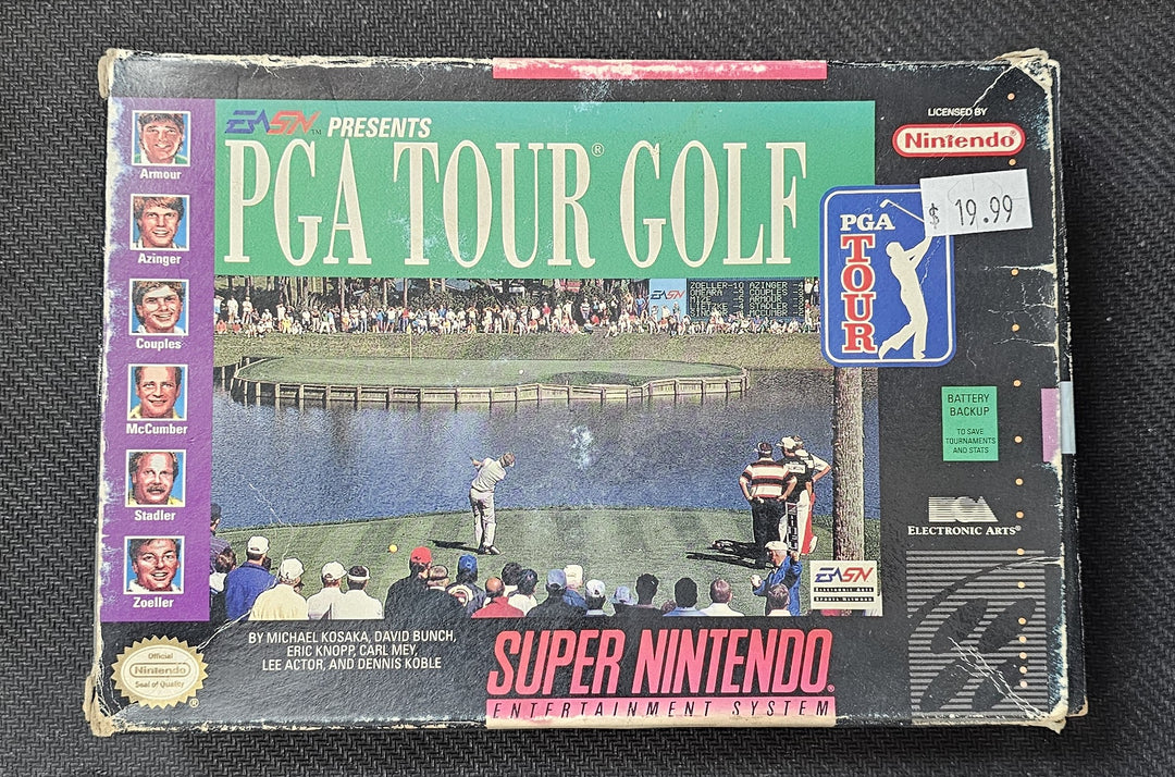 PGA Tour Golf - SNES SD2222