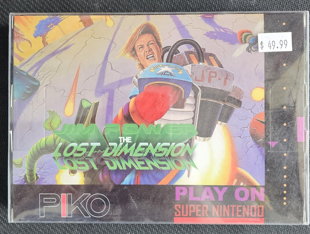 Jim Power the Lost Dimension (PIKO Licensed Repro) - SNES SD2222