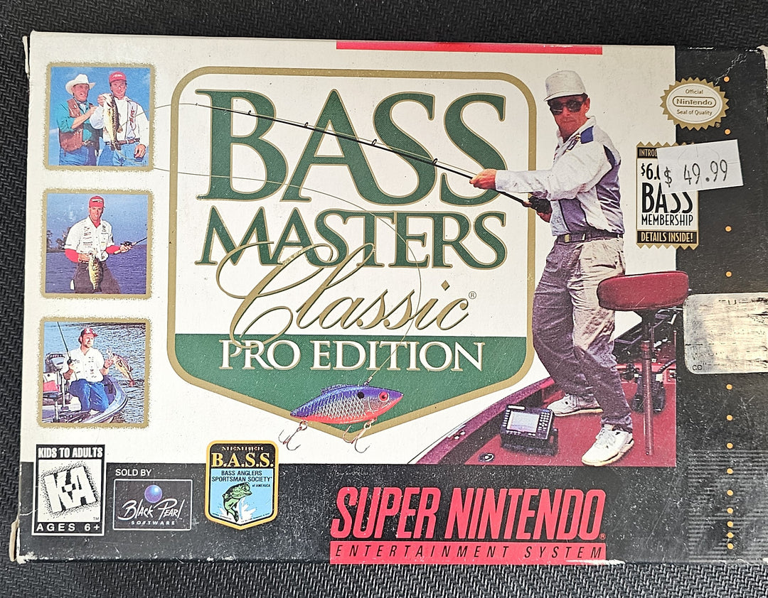 Bass Masters Classic Pro Edition - SNES SD2222