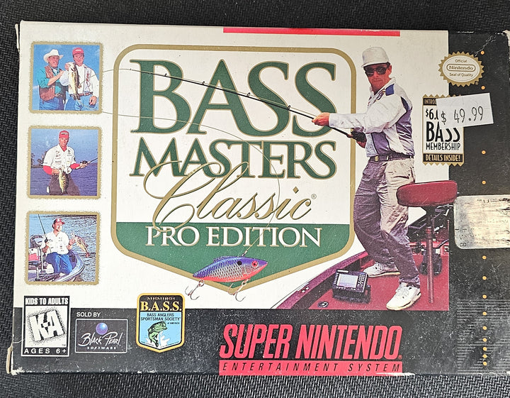 Bass Masters Classic Pro Edition - SNES SD2222
