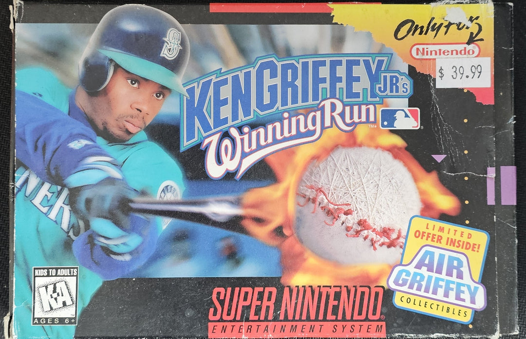 Ken Griffey Jr Winning Run - SNES S62525