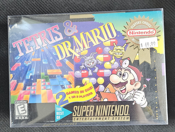 Tetris & Dr. Mario - SNES DS11525