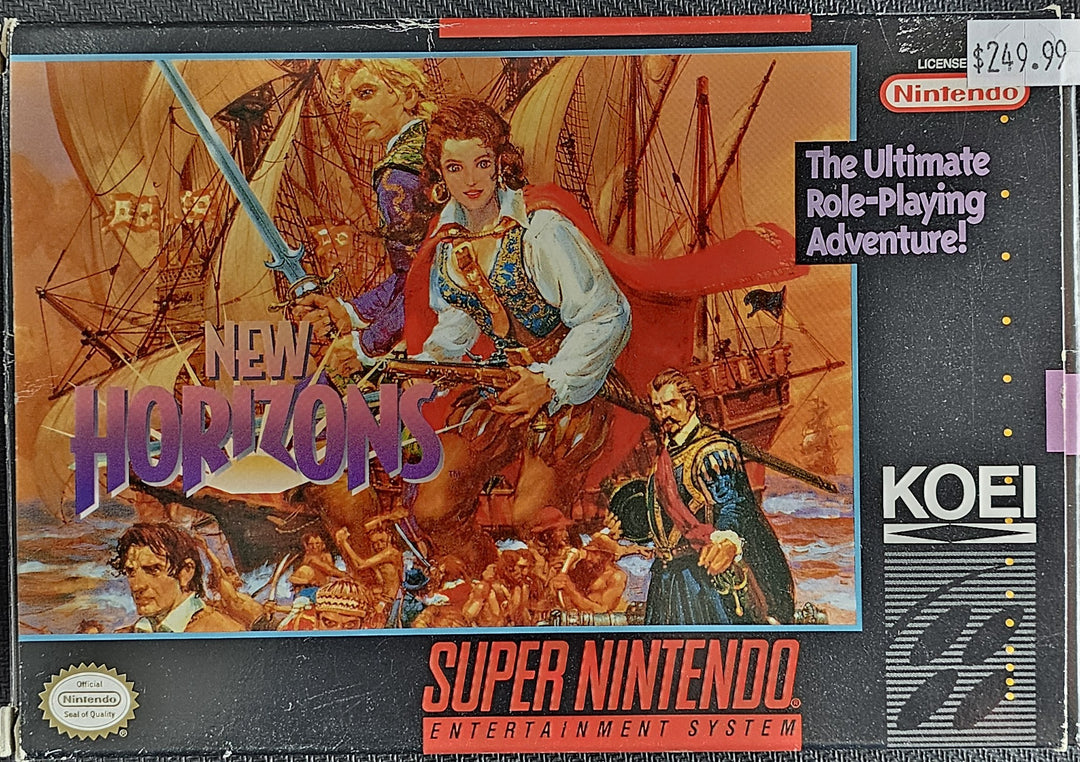 Uncharted Waters New Horizons - SNES SD2222