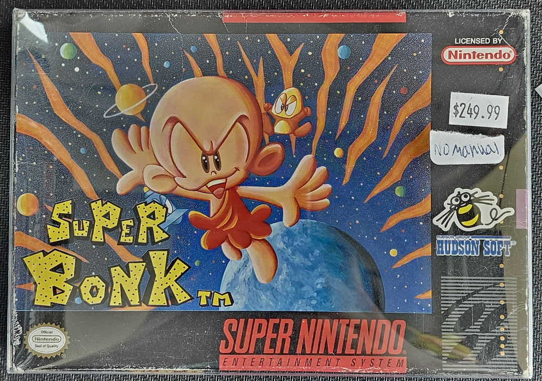 Super Bonk - SNES SD2222