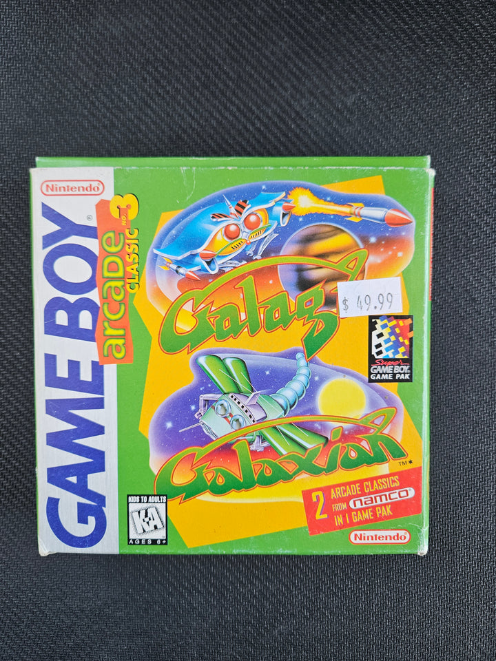 Arcade Classic 3: Galaga / Galaxian - Game Boy (GB) GS3761