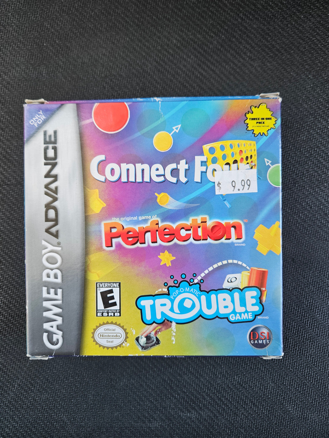 Connect Four / Perfection / Trouble - Game Boy Advance (GBA) D82925