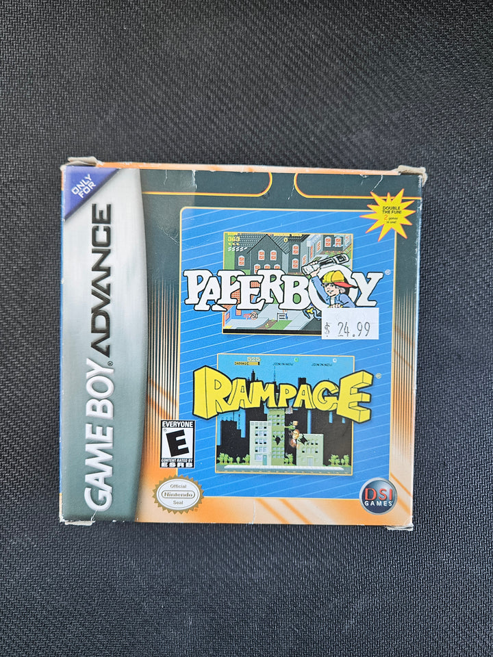 Paperboy / Rampage - Game Boy Advance (GBA) GS3711