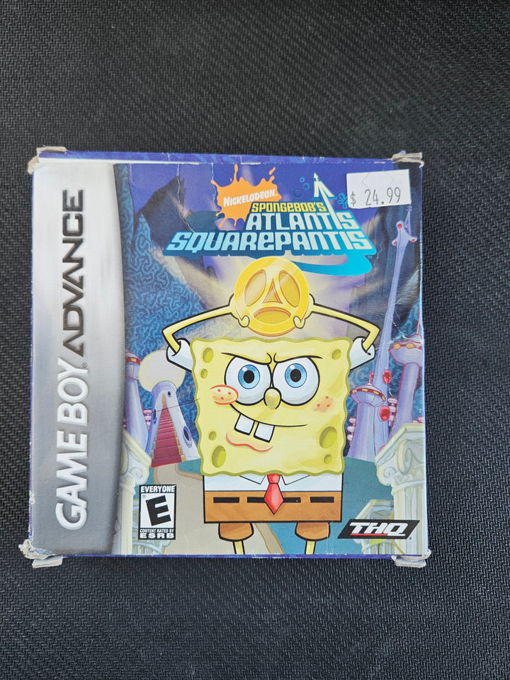 SpongeBob's Atlantis SquarePantis - Game Boy Advance (GBA) GS3711