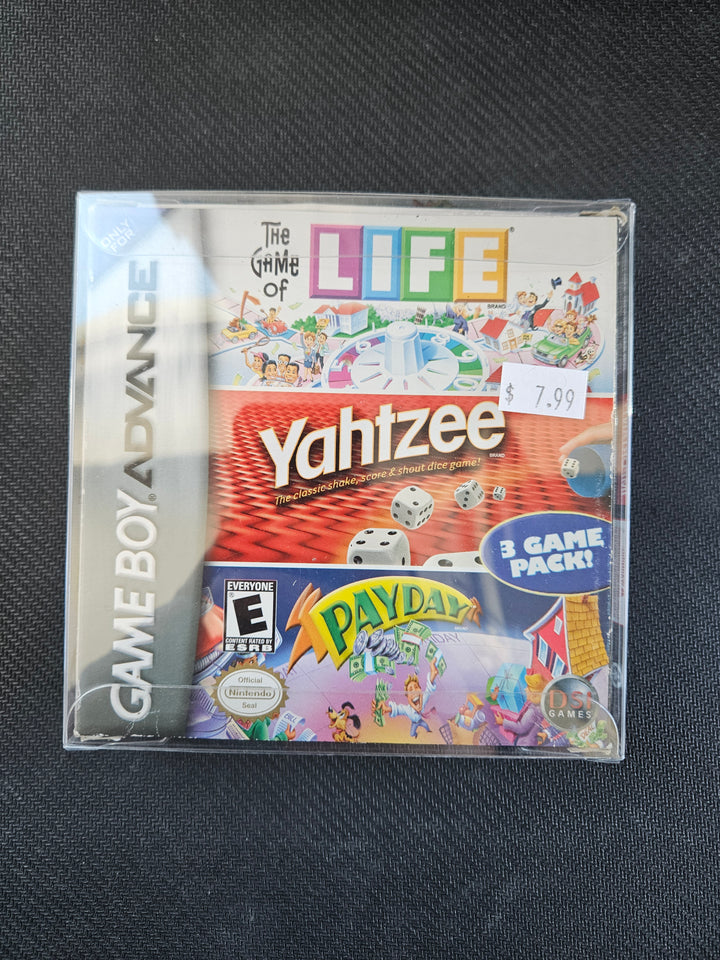 Life / Yahtzee / Payday - Game Boy Advance (GBA) G92825