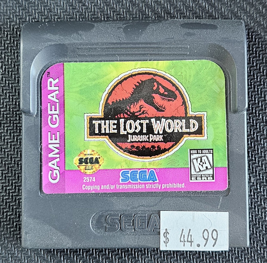 jurassic park game gear Lost World Jurassic Park - Sega Game Gear