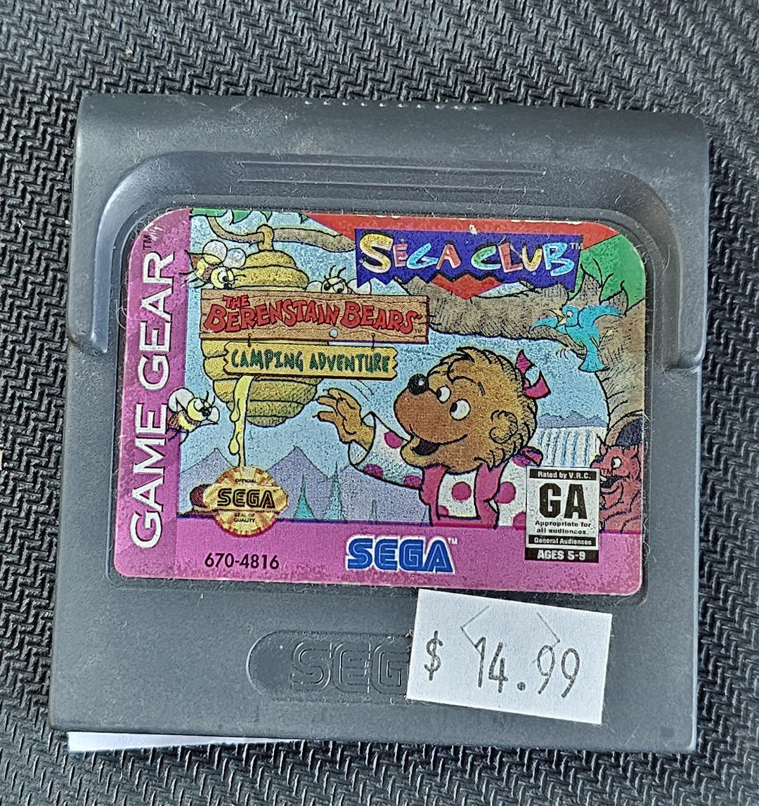 Berenstain Bears: Camping Adventure - Sega Game Gear *SGG* SD4455
