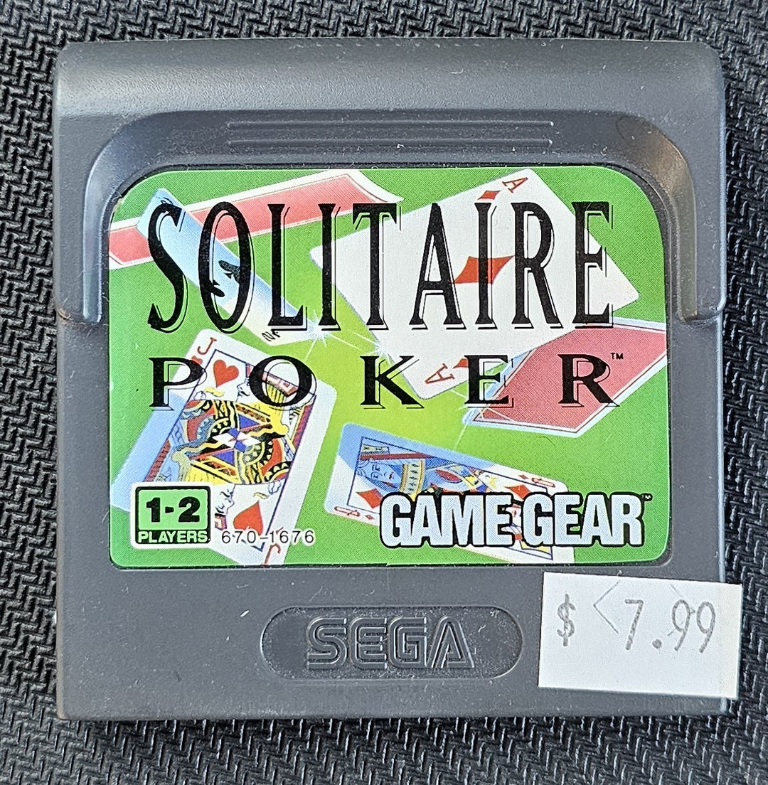 Solitaire Poker - Sega Game Gear *SGG* SD4455
