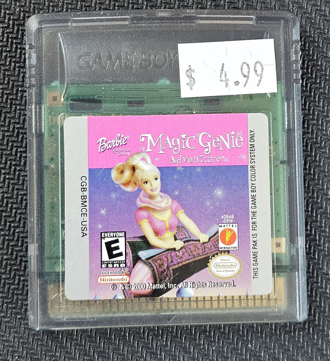 Barbie Magic Genie Adventure - Gameboy Color *GBC*