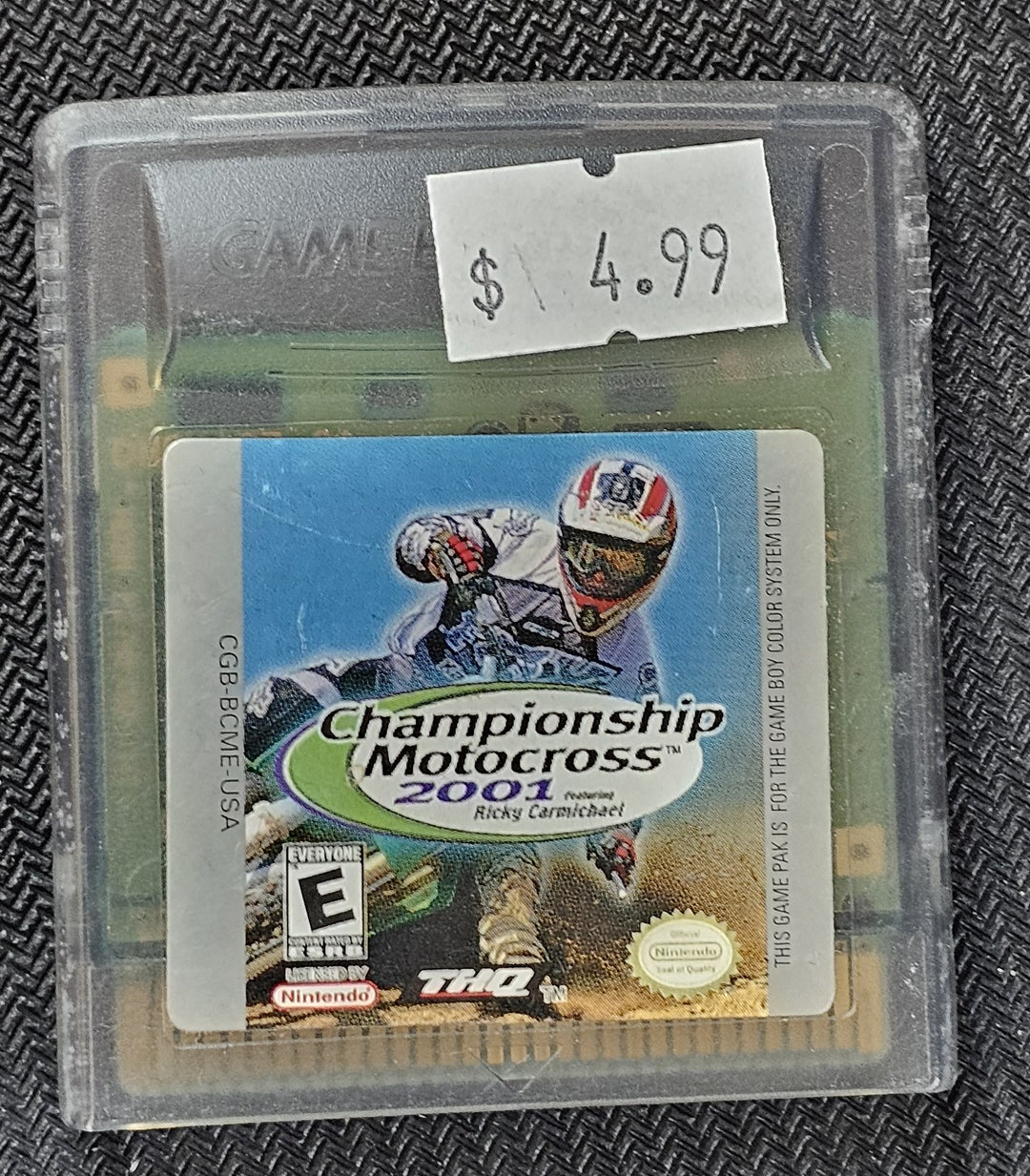 Championship Motocross 2001 - Gameboy Color GBC