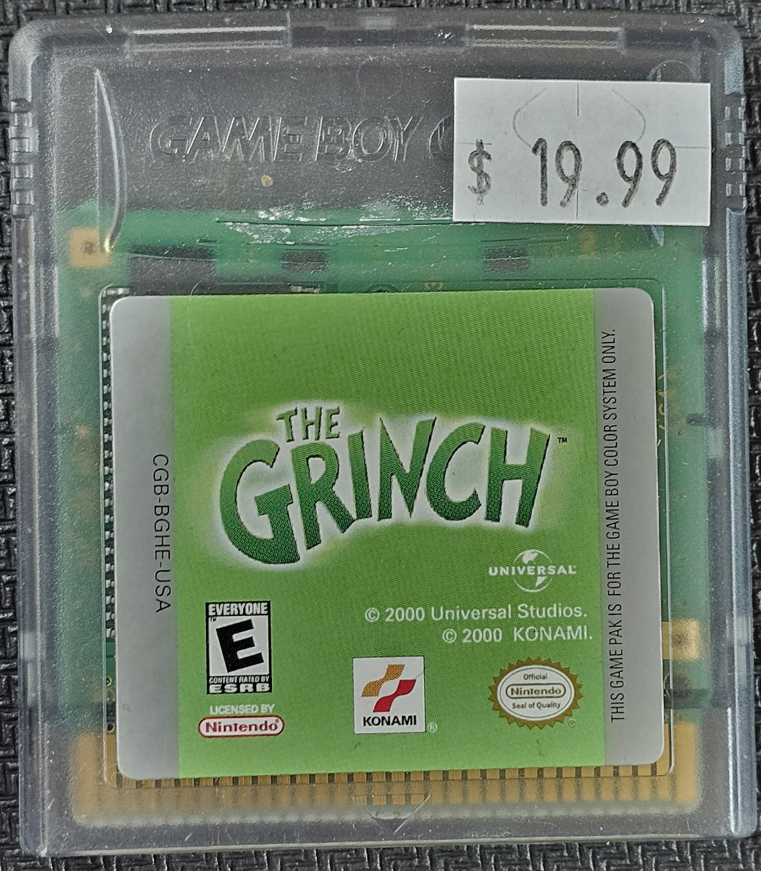 The Grinch - Gameboy Color *GBC*