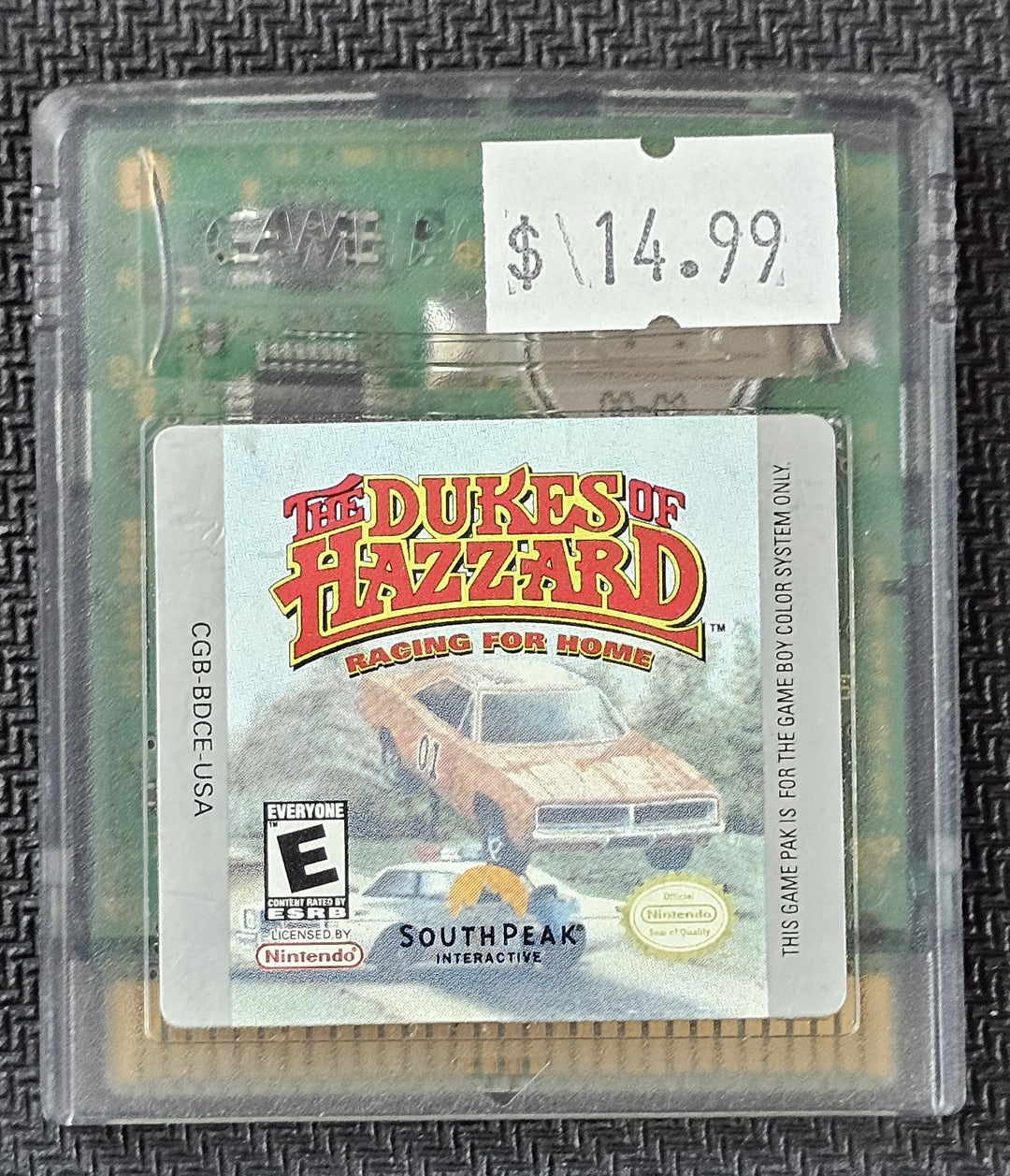 Dukes of Hazzard Racing for Home - Gameboy Color *GBC*