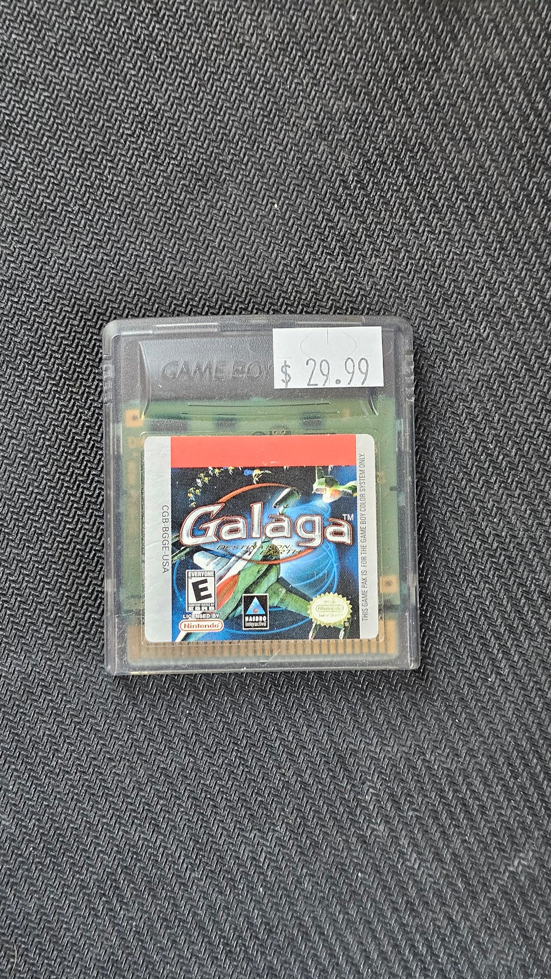 Galaga Destination Earth - GBC SD2323