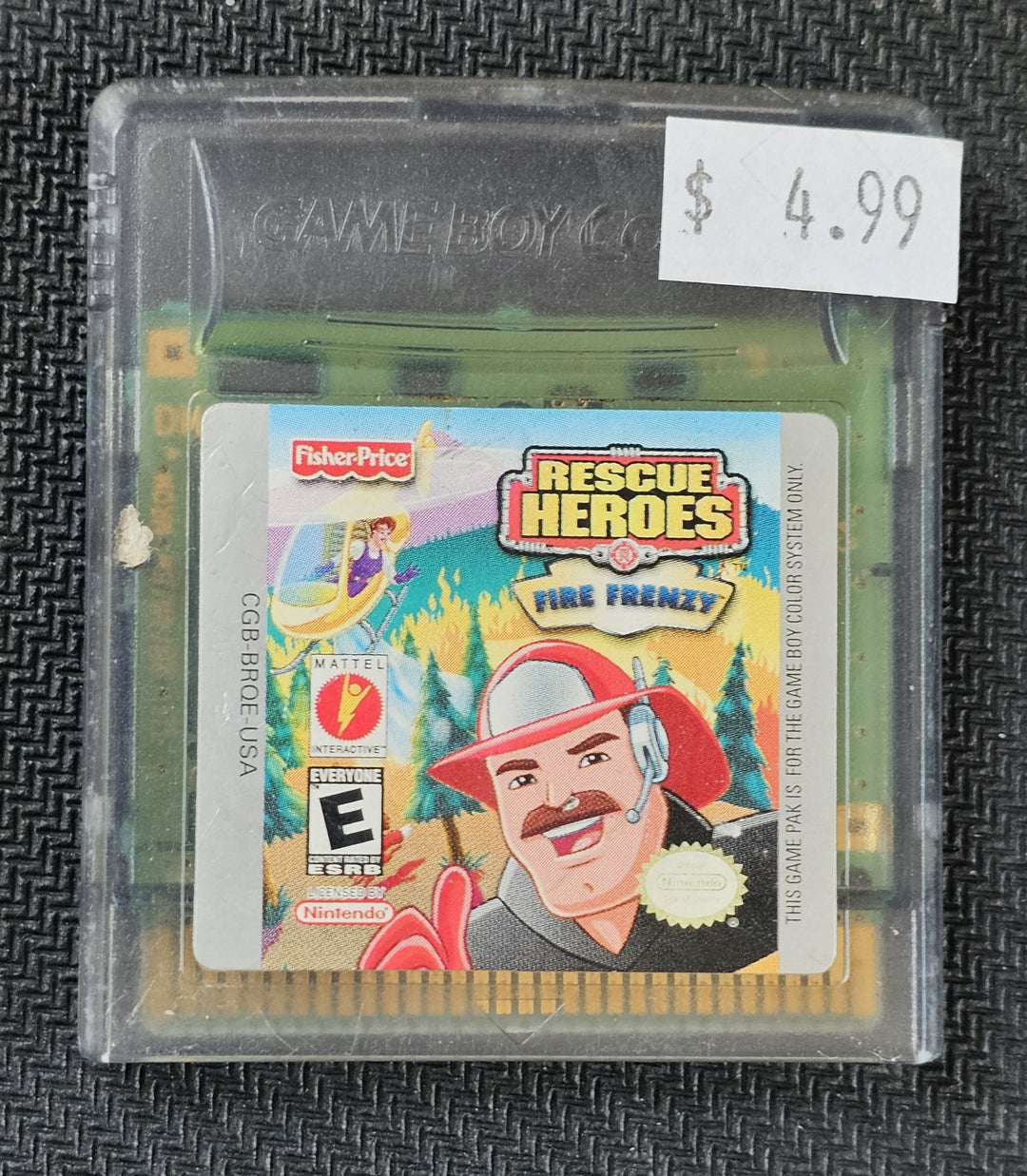 Fisher Price Rescue Heroes Fire Frenzy - Gameboy Color GBC