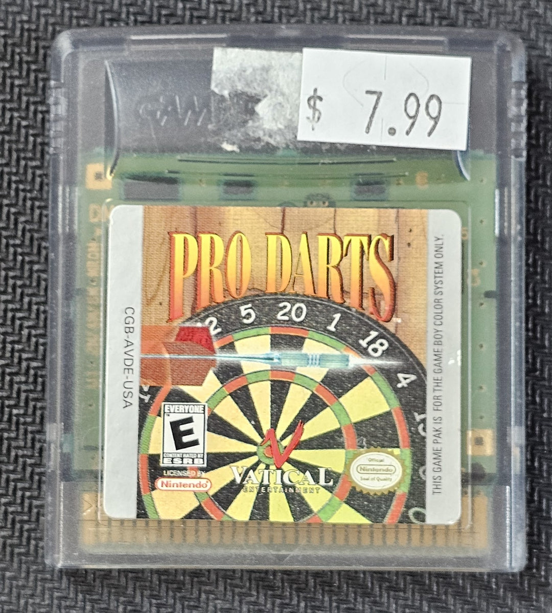 Pro Darts - Gameboy Color *GBC*