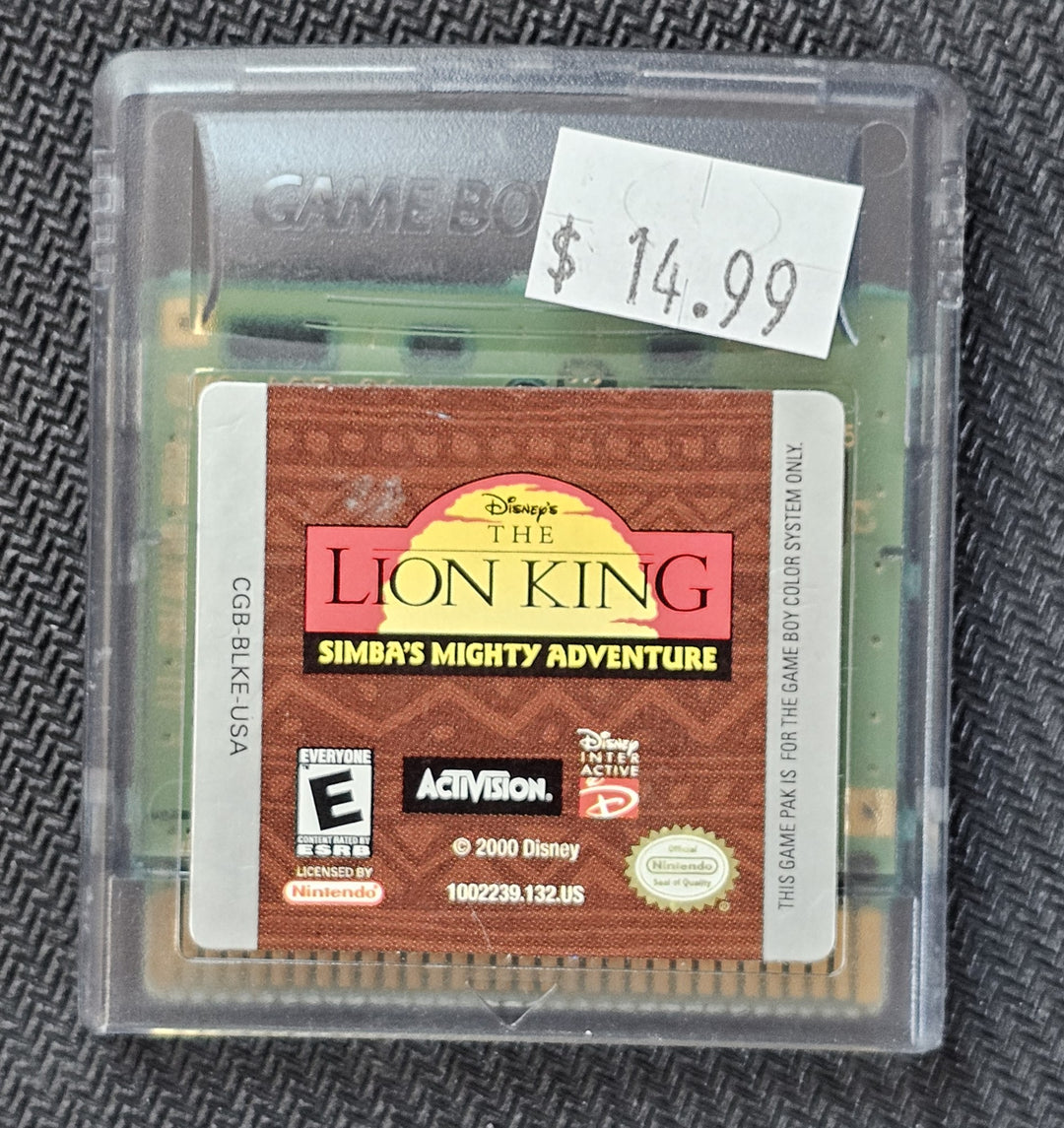 The Lion King Simba's Mighty Adventure - Gameboy Color *GBC* NI12325