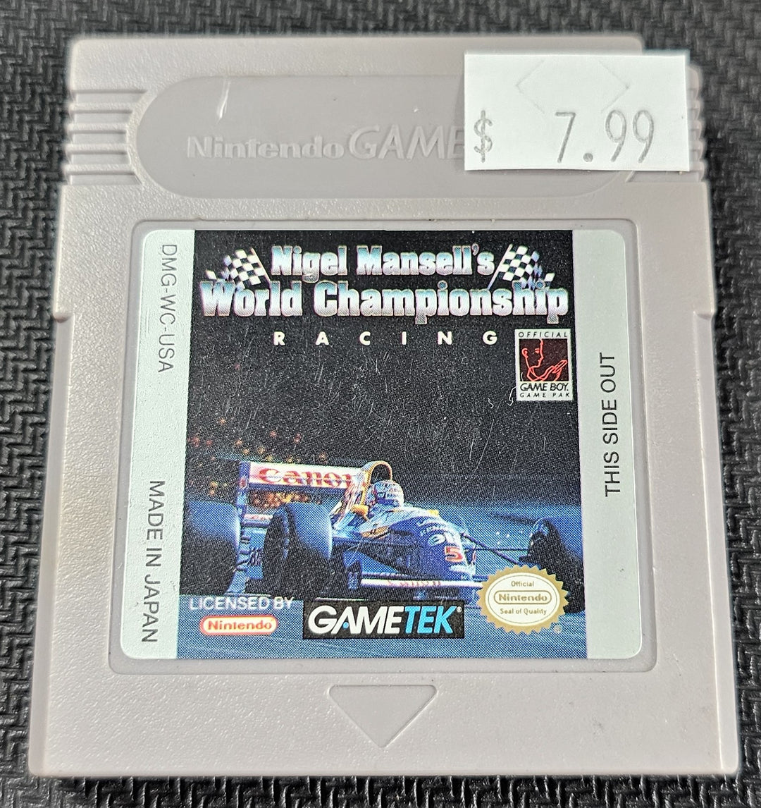 Nigel Mansell's World Championship Racing - Gameboy *GB*