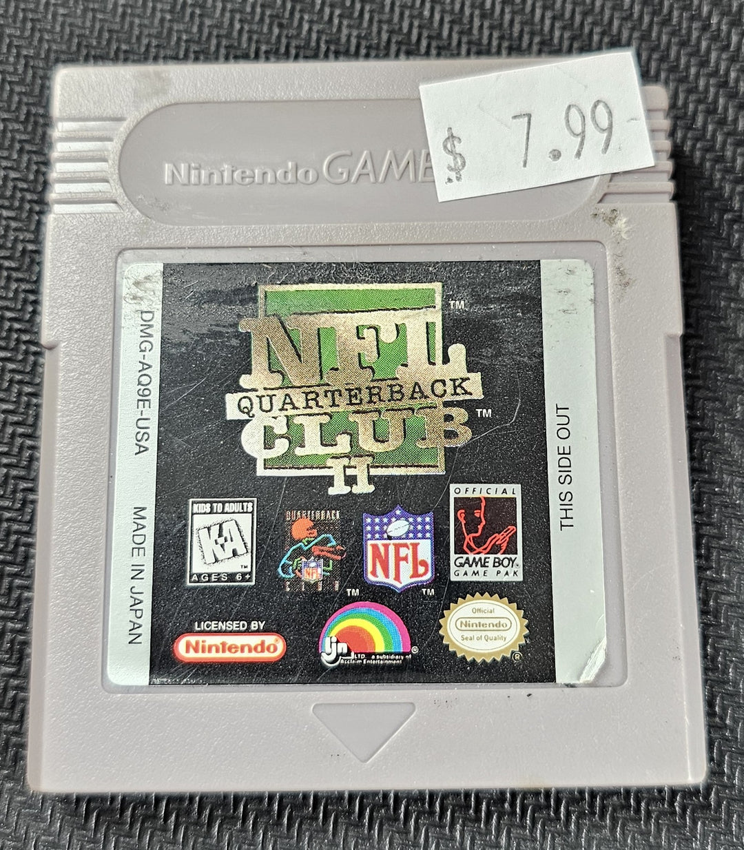 NFL Quarterback Club II - Game Boy (GB) GS3761