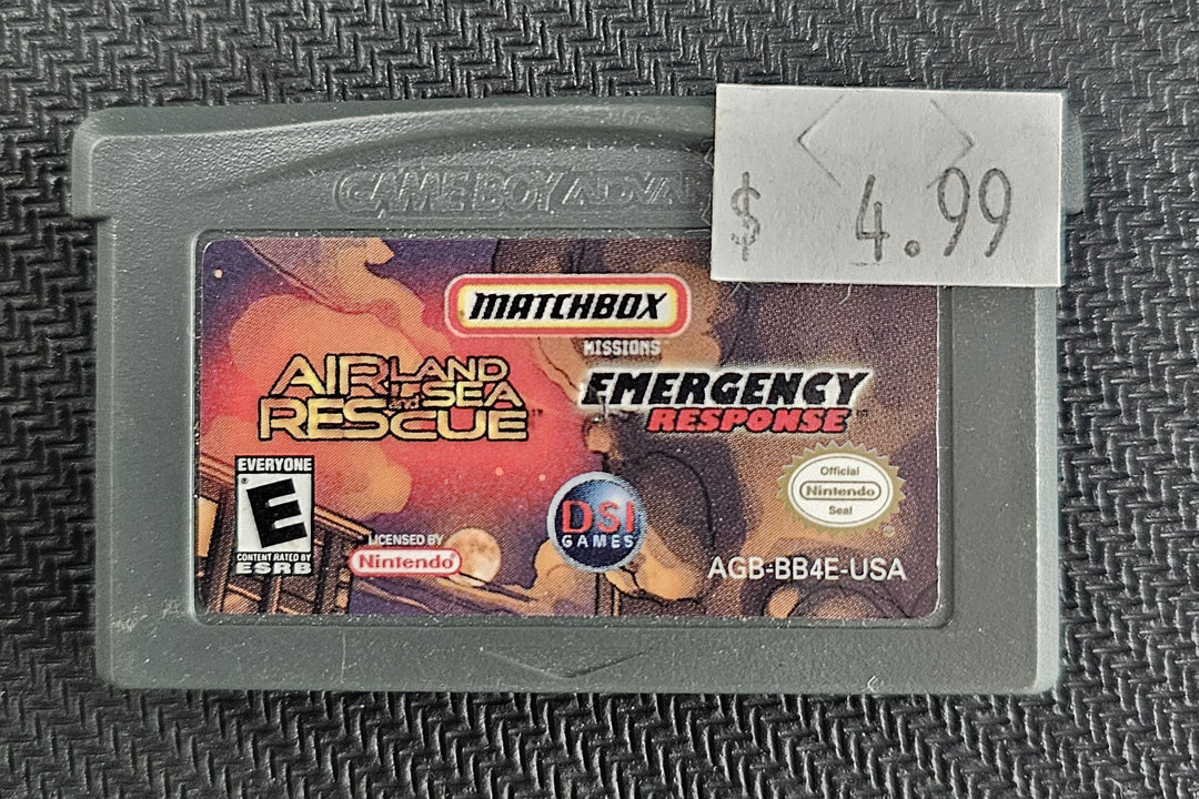 Matchbox Missions: Air, Land & Sea / Emergency Response - GBA