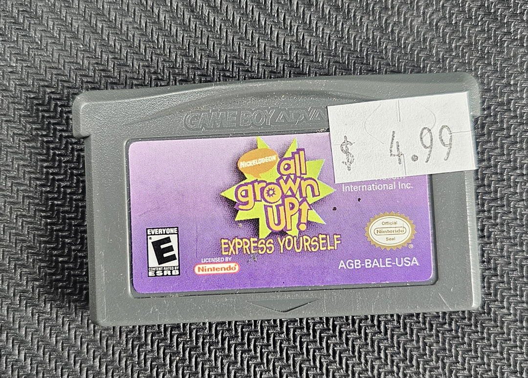 Nickelodeon All Grown Up Express Yourself - Game Boy Advance *GBA*