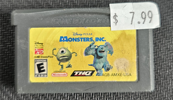 Monsters Inc. - Game Boy Advance GBA NI11625