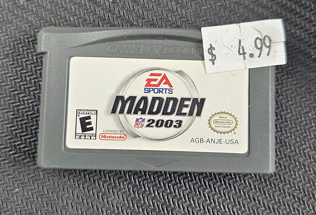 Madden 2003 - Gameboy Advance *GBA*