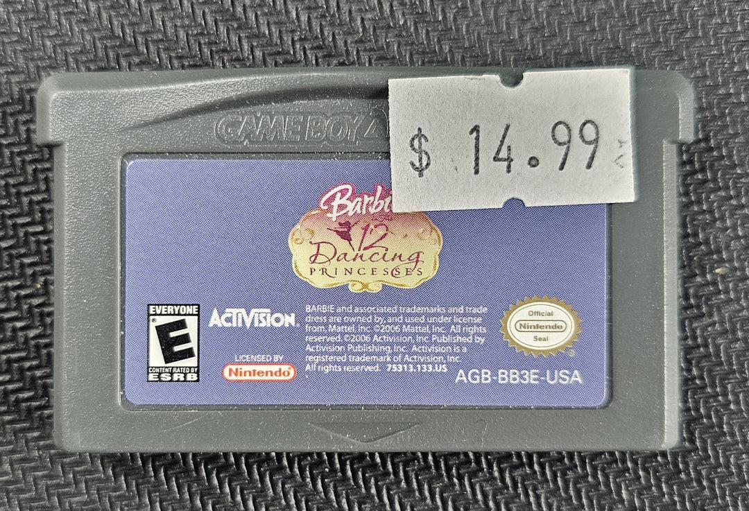 Barbie in The 12 Dancing Princesses - Game Boy Advance *GBA*