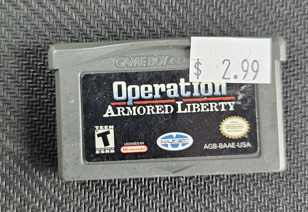 Operation Armored Liberty - Game Boy Advance GBA