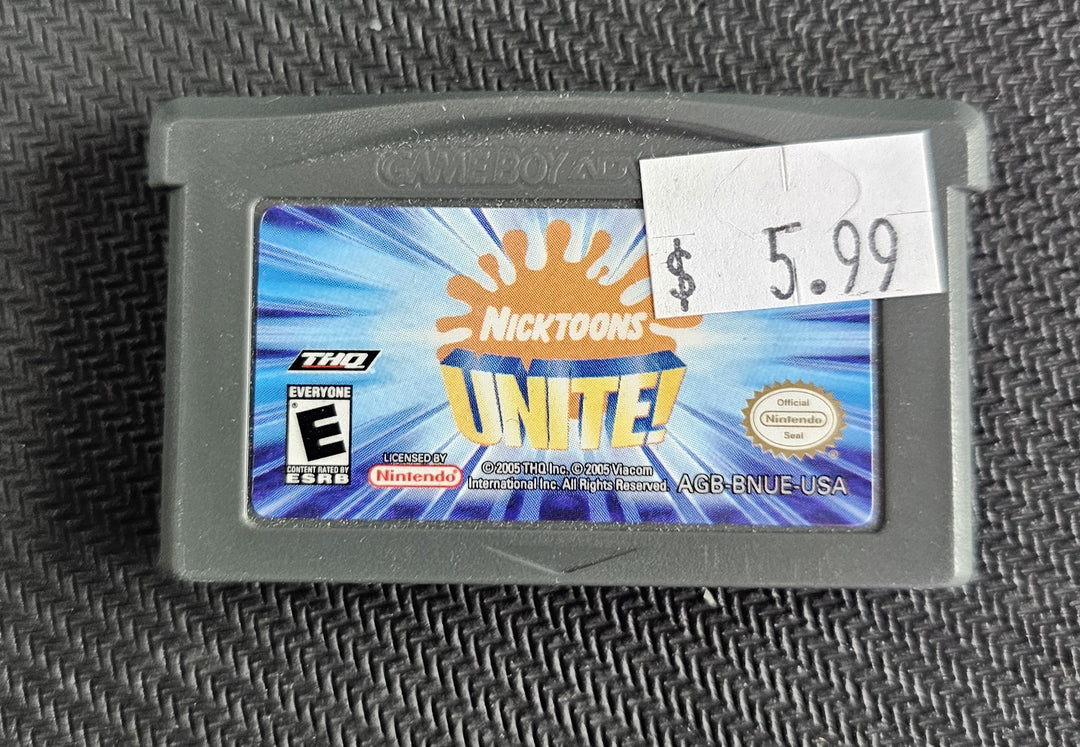 Nicktoons Unite! - Game Boy Advance GBA