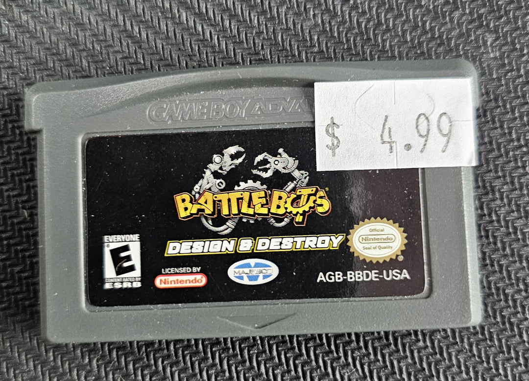Battlebots: Design & Destroy - Game Boy Advance *GBA*
