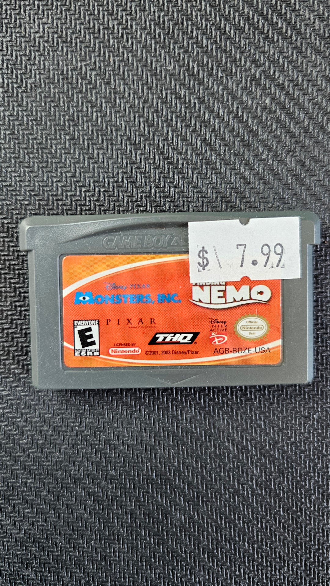 Monsters Inc. / Finding Nemo - Game Boy Advance *GBA*