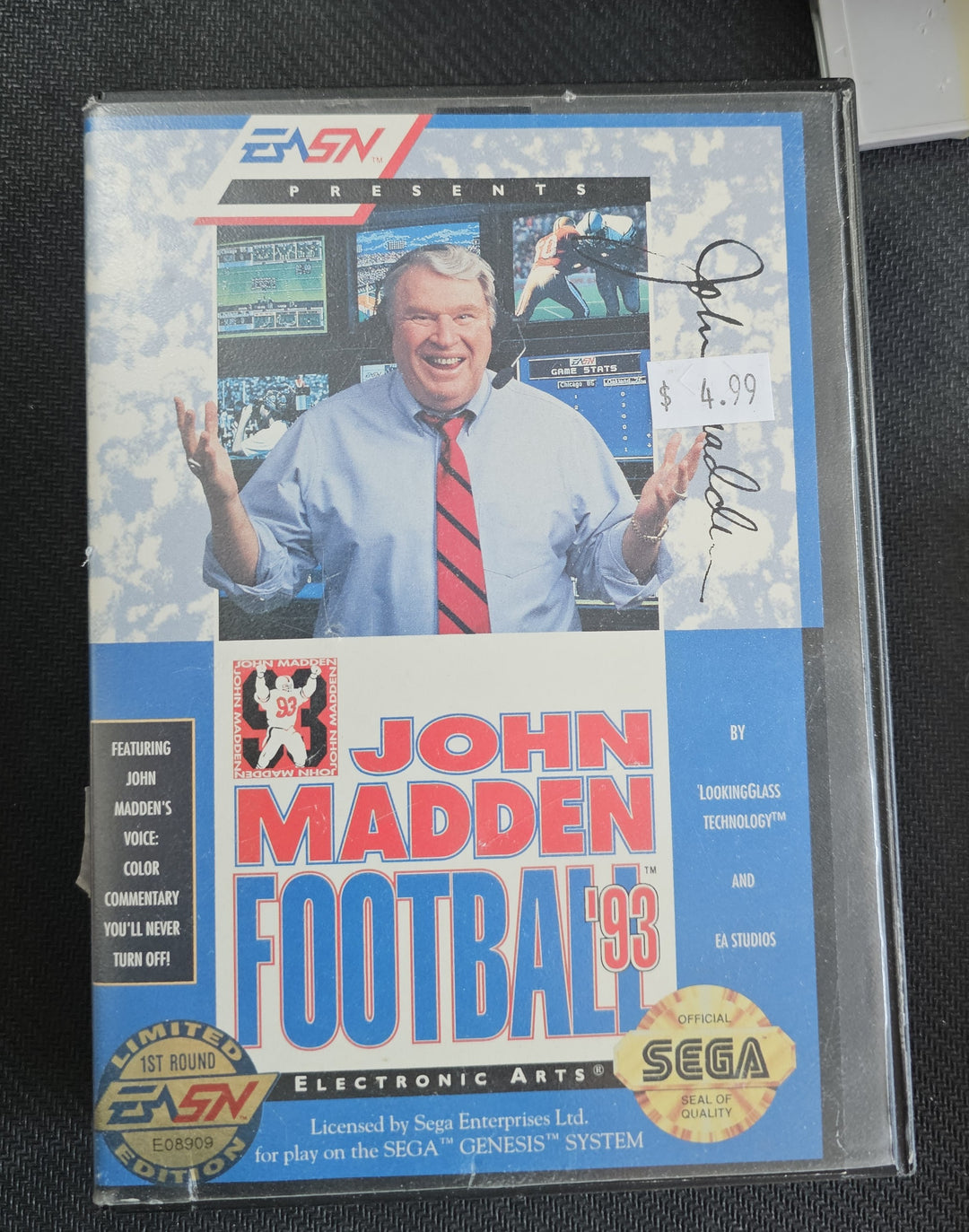 John Madden Football ‘93 - Sega Genesis G71725