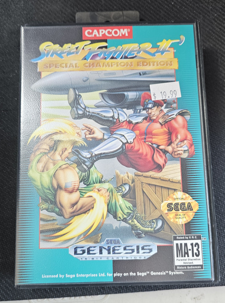Street Fighter II Special Champion Edition - Sega Genesis G71725