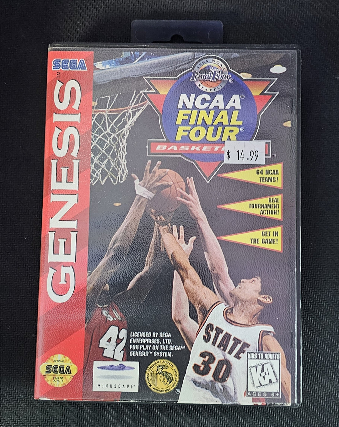 NCAA Final Four Basketball - Sega Genesis SD9898