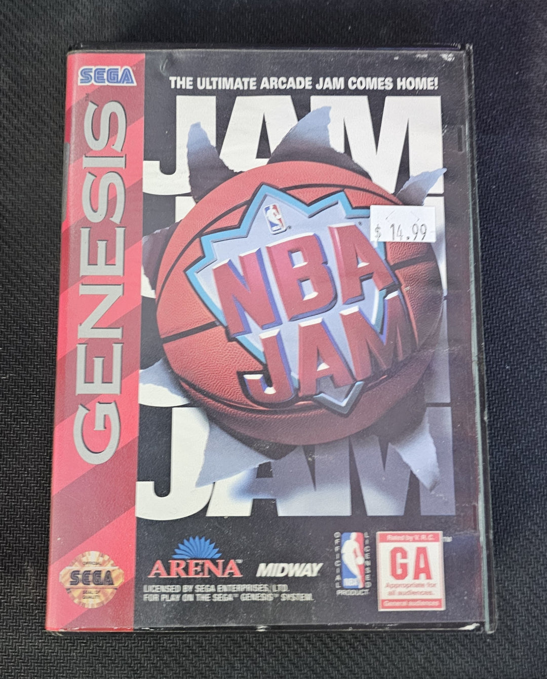 NBA Jam - Sega Genesis G71725