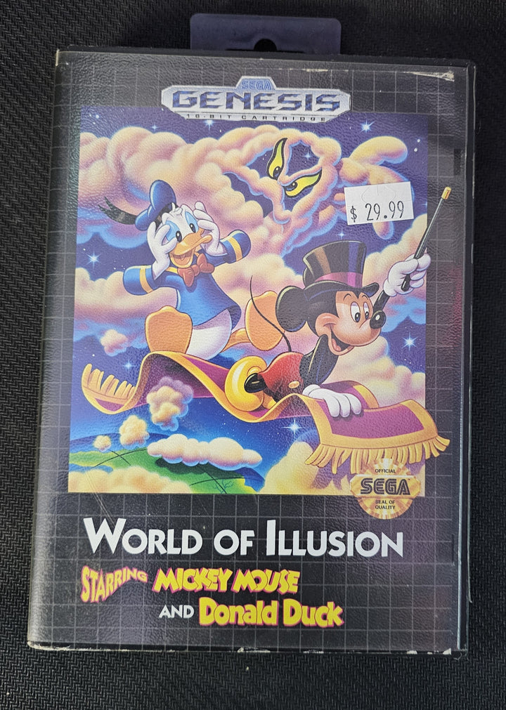 World of Illusion Starring Mickey Mouse and Donald Duck - Sega Genesis SD9898