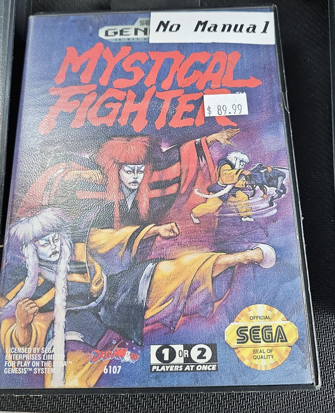 Mystical Fighter - Sega Genesis SD9898