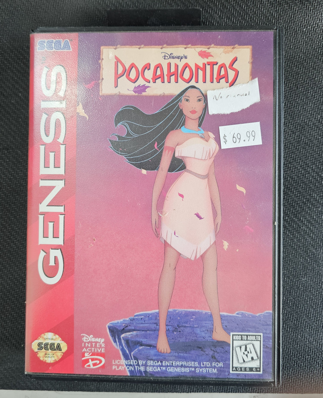 Pocahontas - Sega Genesis G71725
