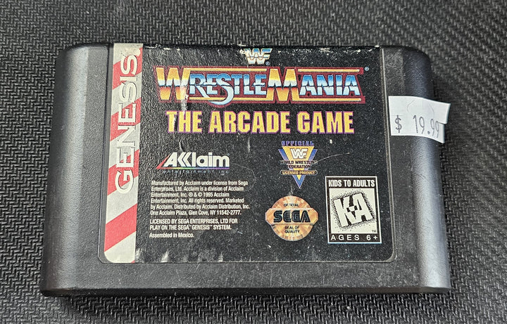 WWF WrestleMania: The Arcade Game - Genesis G71725